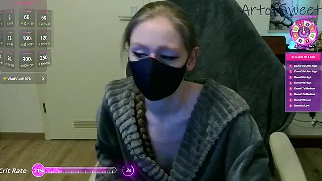 Snapshot of ArtofSweet chatting on September 21, 2025, 7:08 pm ArtofSweet online show from September 21, 2025, 7:08 pm