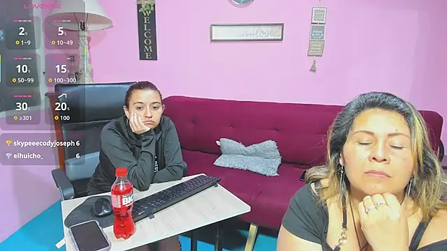 Snapshot of lesbiancuple chatting on October 10, 2025, 12:44 am lesbiancuple online show from October 10, 2025, 12:44 am