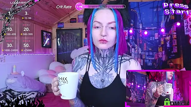 NekoCyber online show from March 12, 2025, 5:02 am