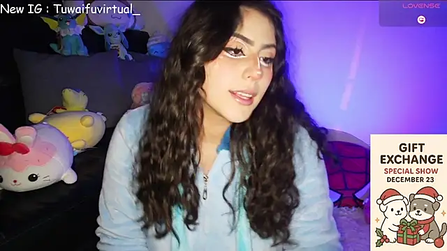 TuWaifuVirtual1 online show from December 19, 2025, 1:42 am