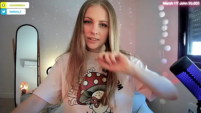 ImKeira online show from March 30, 2026, 10:06 am