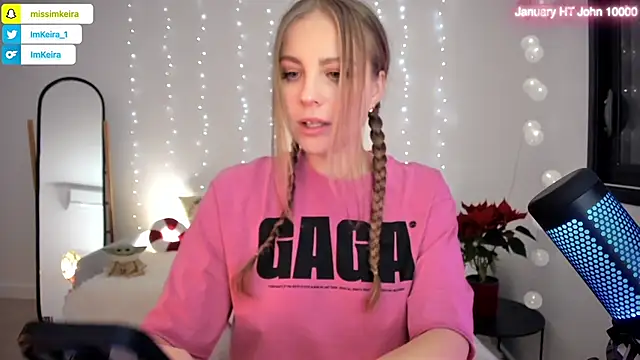 ImKeira online show from January 8, 2026, 8:26 pm