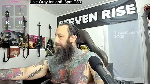 StevenRiseNYC online show from March 7, 2025, 2:34 pm