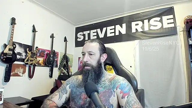 StevenRiseNYC online show from November 6, 2025, 1:59 pm