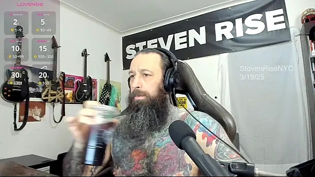 StevenRiseNYC online show from March 19, 2025, 11:36 pm