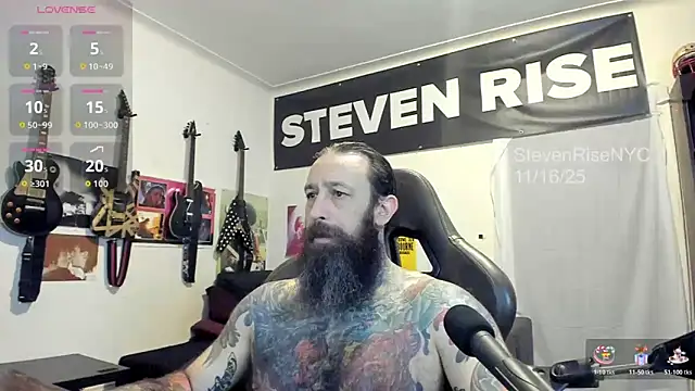 StevenRiseNYC online show from November 16, 2025, 10:57 pm